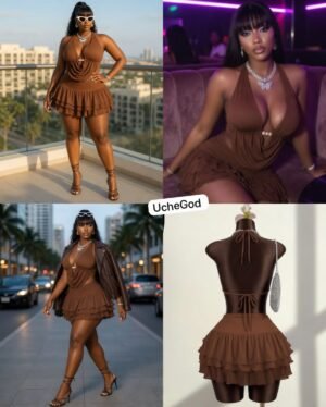 WhatsApp Image 2026-07-21 at 3.03.35 AM Ruffled Two-Piece Halter Top & Skirt Set